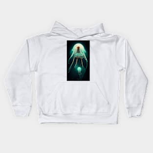 Jellyfish in full bloom Kids Hoodie